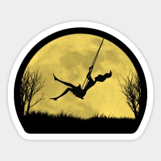 Under the moon Sticker